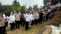 Andra Soni Resmikan Proyek Irigasi Rp 48 M, Alirkan Air ke 10 Ribu Ha Sawah