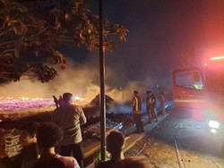 Gudang di Karanglo Klaten Terbakar, 3 Ton Tembakau Ludes!