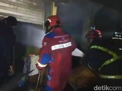 Kebakaran di Pasar Pabaeng-baeng Makassar Hanguskan 22 Los-Kios