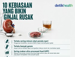 Infografis: 10 Kebiasaan Sehari-hari yang Bikin Ginjal Rusak, Sering Diabaikan