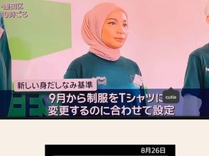 Viral Wanita RI Jadi Model Hijab FamilyMart Jepang Dapat Ujaran Kebencian