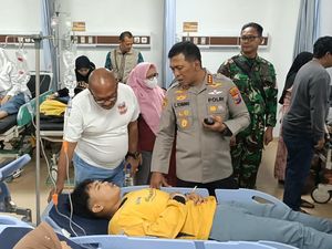 Ratusan Santri Keracunan MBG, Kapolresta Sidoarjo Doakan Segera Pulih
