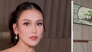 Kondangan di Bali, Gaya Ayu Ting Ting Pakai Tas Rp 70 Juta Curi Perhatian