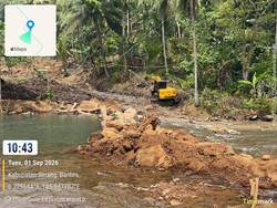 Pemkab Serang Sebut Proyek Swasta Ganggu Sungai Cikalumpang Belum Berizin