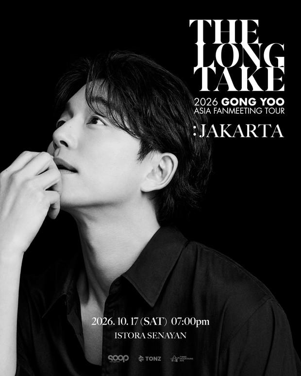 Poster fan meeting Gong Yoo di Jakarta/ Foto: instagram.com/threemountainsave