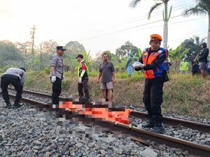 Pria di Blitar Tewas Usai Tabrakkan Diri ke KA Majapahit