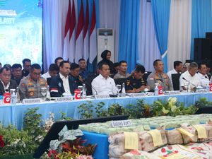 Operasi Gabungan Gagalkan Kapal Penyelundup 800 Kg Ketamin di Anambas