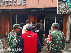 Toko Kue di Ciampea Bogor Kebakaran, Sempat Terdengar Ledakan Berkali-kali