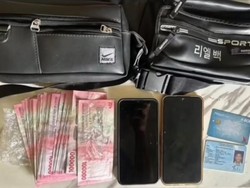 Beli HP di Semarang Pakai Uang Palsu Bikin Sendiri, 2 Pria Dibekuk