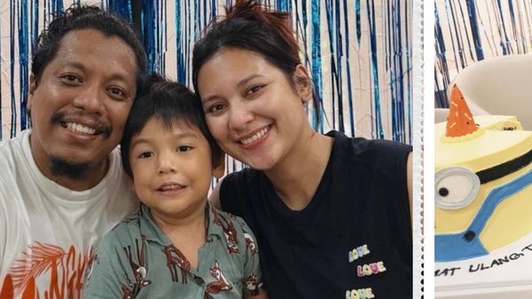 Sederhana nan Manis, Momen Arie Kriting-Indah Permatasari Rayakan Ultah Anak