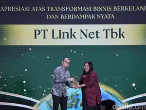 Linknet Sabet Award Transformasi Bisnis Berkelanjutan dan Berdampak Nyata