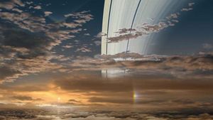 Matahari Dilihat dari Setiap Planet di Bima Sakti, Saturnus Paling Magis