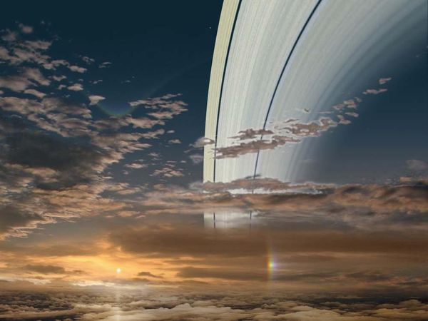 Matahari Dilihat dari Setiap Planet di Bima Sakti, Saturnus Paling Magis