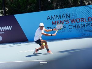 Mens World Tennis Championship: Nathan Barki ke Perempatfinal