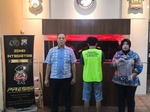Pria Lamongan Dibekuk Usai Sewa Kontrakan di Surabaya buat Simpan Sabu
