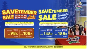 Ada Promo SAVETEMBER, Main ke Trans Studio Bali Mulai Rp 98 Ribu