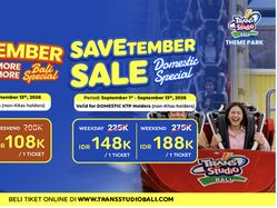 Ada Promo SAVETEMBER, Main ke Trans Studio Bali Mulai Rp 98 Ribu