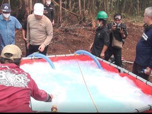 Busa Sabun Bisa Jadi Senjata Lawan Karhutla, Gubernur Kalteng Siap Uji Coba