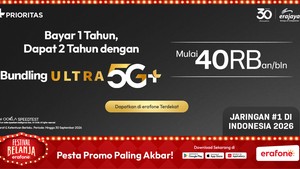 XL PRIO Bundling di erafone, Ada Promo Bayar 1 Tahun Dapat 2 Tahun
