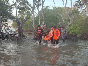 Video: Bocah 9 Tahun Tewas Terseret Arus Laut di Pantai Polman