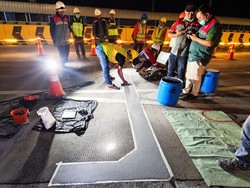 Grouting Fast Setting Dinilai Jadi Solusi Efektif Perbaikan Jalan Tol