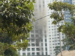 Kebakaran Apartemen di Tanah Abang, 14 Penghuni Dievakuasi