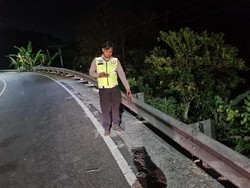 Motor Oleng, Pengendara Tewas Terlempar ke Jurang di Patuk Gunungkidul
