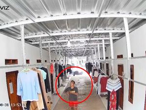 Video CCTV Tukang Siomai Keciduk Maling Sempak di Majalengka