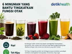 Infografis: 6 Minuman yang Bantu Tingkatkan Fungsi Otak, Mudah Dibuat di Rumah