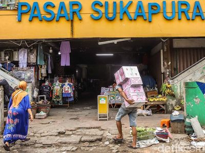 Pasar Sukapura Bertahan di Tengah Bangunan yang Memprihatinkan