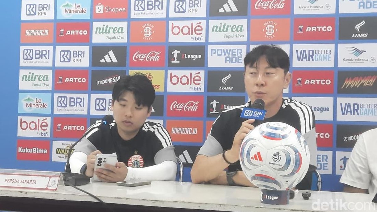 Pelatih Persija Jakarta Shin Tae-yong. (Foto: Riani Rahayu/detikKalimantan)