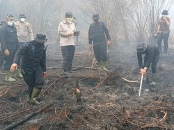Bara di Lahan Gambut Dicari Pakai Drone Thermal, Lalu Disuntik Cairan Tepung