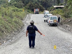 3 Selongsong Peluru Ditemukan Usai Konvoi Kendaraan PT Freeport Ditembak OTK