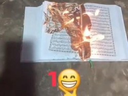 Motif Pria Banyuwangi Bakar Al-Quran Lalu Diunggah ke Status WhatsApp