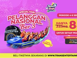 Momen Hari Pelanggan, Trans Studio Cibubur Beri Promo Bertiga Mulai Rp 88 Ribu