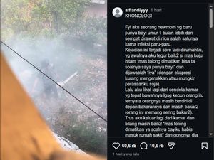 Ibu Muda di Kota Batu Tegur Tetangga Bakar Sampah Malah Dikata-katain