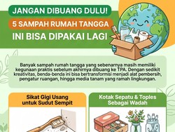 Sebelum Dibuang, 7 Sampah Ini Ternyata Bisa Dipakai Lagi