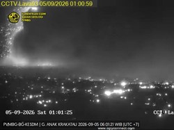 Erupsi Anak Krakatau Serupa Lava Fountain, Warga Diimbau Jauhi Radius 3 Km