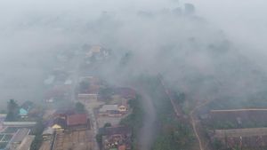 Asap Karhutla Selimuti Palembang, Nyaris Tak Terlihat Apa Pun!