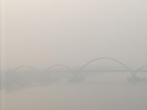 KSOP Palembang Imbau Kapal Tak Berlayar Saat Kabut Asap Tebal