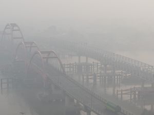 Kabut Asap Tebal di Palembang Berasal dari Karhutla di OKI