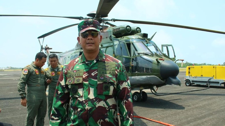 TNI AU Kerahkan Helikopter Caracal H225M untuk Tangani Karhutla di IKN