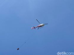 Terkendala Angin Kencang, Water Bombing di Gunung Buthak Dihentikan