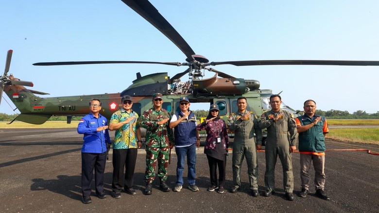 Water Bombing Sasar Lima Titik Prioritas Penanganan Karhutla di IKN