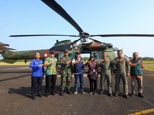 Water Bombing Sasar Lima Titik Prioritas Penanganan Karhutla di IKN