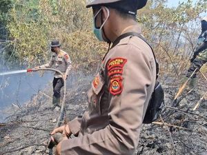 86 Hektare Karhutla di Tebo Berhasil Dipadamkan Satgas