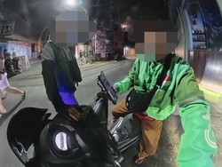 Viral Ojol Diadang Opang di Canggu, Pria Berompi Ancam Pakai Pistol
