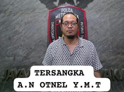 Tampang Pria Piting Pemobil di Jaksel, Tak Lagi Sangar Usai Diciduk Polisi