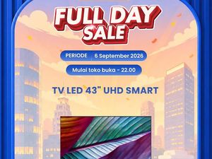 Transmart Full Day Sale Obral TV 43 Cuma Rp 3,99 Jutaan