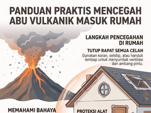 Biar Abu Vulkanik Tak Masuk Rumah, Begini Cara Cegahnya